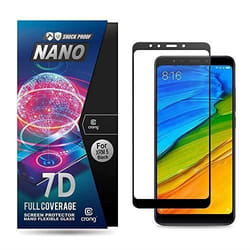 Protecteur décran - Crong - 7D Nano Flexible Glass - Hybride 9H - Xiaomi Redmi 5 - Résistant aux chocs