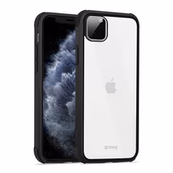 Étui de protection hybride - Crong - Trace Clear Cover - iPhone 11 Pro - Noir - Anti-chocs - Légère