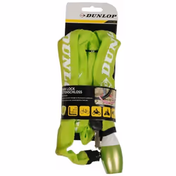 Antivol de vélo - Dunlop - 120 cm - Chaîne - Vert - Mixte