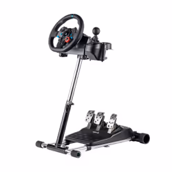 Wheel Stand Pro G27 DELUXE V2, Volant + pédales, Avec fil, Noir, Gris, Cable