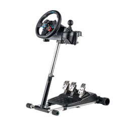 Wheel Stand Pro G27 DELUXE V2 Noir, Gris Volant + pédales