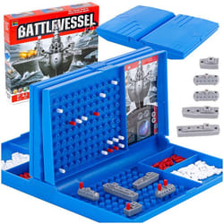 BANKSHELL – Jeu Bataille Navale en valise 2 joueurs marqueurs inclus – développe logique et réflexion