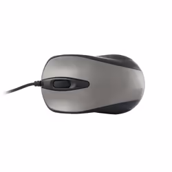 Modecom MC-M4, Ambidextre, Optique, USB Type-A, 800 DPI, Noir, Gris, Argent