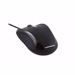 Modecom MC-M4, Ambidextre, Optique, USB Type-A, 800 DPI, Noir, Gris