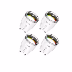 Prise intelligente - NOUS - Zigbee 3.0 - Lot de 4 - Contrôle à distance - 16A - Blanc