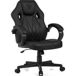 Fauteuil gaming - SENSE7 - Prism - Similicuir noir - Réglable en hauteur - Accoudoirs inclus