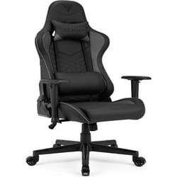 SENSE7 Spellcaster Fauteuil gaming - Chaise dordinateur Fauteuil de bureau en similicuir HDF noir-gris