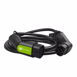 Green Cell EV09, Noir, Type 2, Type 2, Noir, Courbe, Courbe