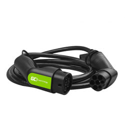 Green Cell EV09 câble de chargement de véhicules électriques Noir Type 2 1 5 m