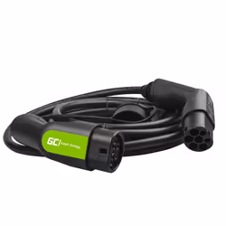 Green Cell EV10, Noir, Type 2, Type 2, Noir, Courbe, Courbe