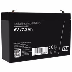 Green Cell AGM39, Batterie, Noir