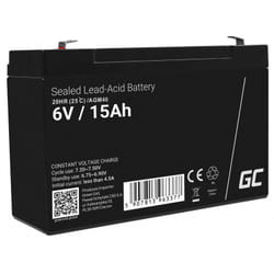 Green Cell AGM40 Batterie de l'onduleur 6 V 15 Ah