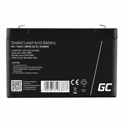 Green Cell AGM40 Batterie de l'onduleur 6 V 15 Ah - Vue supplémentaire 4