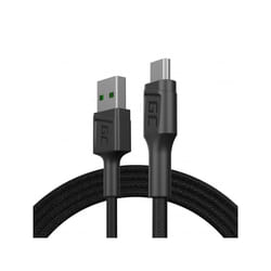 Green Cell KABGC20 câble USB 1,2 m USB 2.0 USB A Micro-USB B Noir