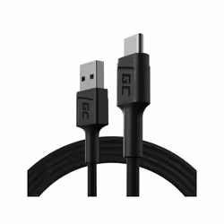 Green Cell KABGC22, 1,2 m, USB A, USB C, USB 2.0, 480 Mbit/s, Noir
