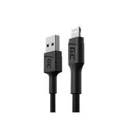 Green Cell KABGC24 câble Lightning 0,3 m Noir