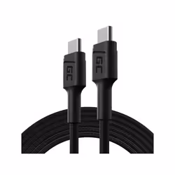 Green Cell KABGC29, 2 m, USB C, USB C, USB 2.0, 480 Mbit/s, Noir