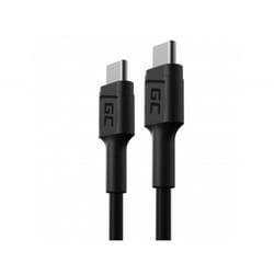 Green Cell KABGC31 câble USB 0,3 m USB 2.0 USB C Noir