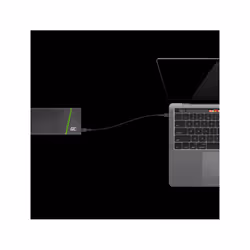 Green Cell KABGC31 câble USB 0,3 m USB 2.0 USB C Noir