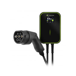 Green Cell EV14 borne de chargement de véhicules électriques Noir Aluminium Mur 3 Écran integré LCD