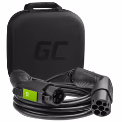 Green Cell EV19, Noir, Type 1, Type 2, Noir, Courbe, Courbe
