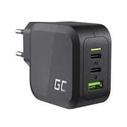 Green Cell CHARGC08 chargeur d'appareils mobiles Universel Noir Secteur Charge rapide Intérieure