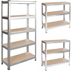 Etagère dentrepôt - JANSPORT - Humberg - Métal - Argenté - Charge max 875 kg