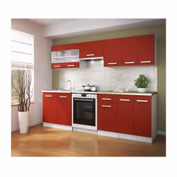 Description générale La cuisine complète ULTRA est une solution moderne et fonctionnelle, composée de 7 éléments : 3 meubles  ...