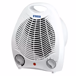 Noveen FH03, Chauffage de ventilateur électrique, CE, RoHS, Intérieure, Bureau, Sol, Table, fenêtre, Blanc, 2000 W