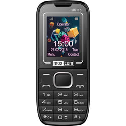 MaxCom MM135 téléphone portable Noir, Bleu