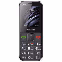 MaxCom MM730, Barre, 5,59 cm (2.2"), 220 x 176 pixels, 2 MP, 800 mAh, Noir