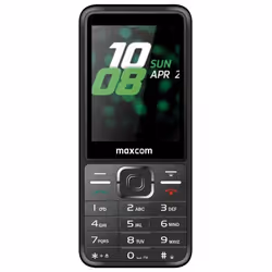 MaxCom MM244 Classic, Barre, Double SIM, 7,11 cm (2.8"), 2 MP, 1000 mAh, Noir