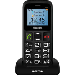MaxCom MM426 SE téléphone portable 4,5 cm (1.77") 72 g Noir Téléphone numérique