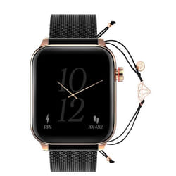 Montre Connectée pour Femme Modèle FW64 Oxygen 2 avec Bracelet Bijou Intégré Maxcom Noir