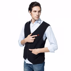 Glovii GV1L, Gilet de protection, Ski, Snowboard, Unisexe, Noir, Tous, L