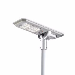 PowerNeed SSL32, Piedestal extérieur/Lampadaire, Argent, Aluminium, Verre, IP65, camping, Jardin, Pelouse, Allée, Patio, Rue, ...