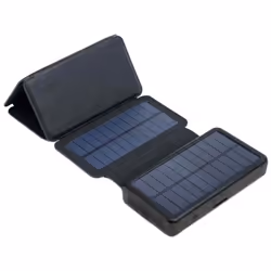 PowerNeed ES20000B, 9 W, 5 V, 2 A, Noir, Voyager avec un sac à dos, camping, Randonnée, 190 mm