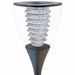 PowerNeed ESL-25H éclairage extérieur Piedestal extérieur/Lampadaire Ampoule(s) non remplaçable(s) LED Noir