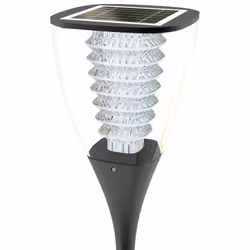 PowerNeed ESL-25H éclairage extérieur Piedestal extérieur/Lampadaire Ampoule(s) non remplaçable(s) LED Noir