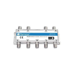 Commutateur DiSEqC 8/1 Opticum 8 Entrées Satellites 1 Sortie Récepteur HD 3D 4K