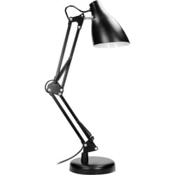 Orno - Lampe de bureau dian max. 60W acier noir réglable adviti