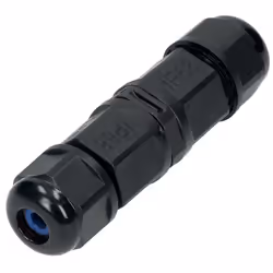 Connecteur étanche pour une utilisation en extérieur. Possibilité d'installation souterraine. Résistant aux UV. Nombre de fil ...