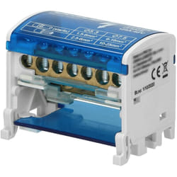 Répartiteur Modulaire Bipolaire 125a 7 Départs: 5x 1,5 à 6mm² + 2x 6 à 16mm²
