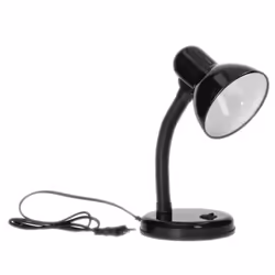 Lampe à poser - ORNO - FUPI - 40W - E27 - Acier et plastique noir