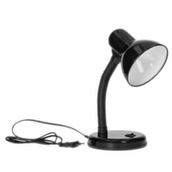 Lampe à poser - ORNO - FUPI - 40W - E27 - Acier et plastique noir
