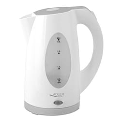 Adler AD 1208 bouilloire 1,8 L 2000 W Gris, Blanc