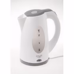 Adler AD 1208 bouilloire 1,8 L 2000 W Gris, Blanc