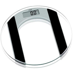 Adler AD 8122 balance Ovale Noir, Transparent Pèse-personne électronique