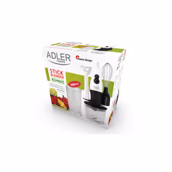 Adler AD 4605 blender Mélangeur de table 200 W Noir, Blanc - Vue supplémentaire 9