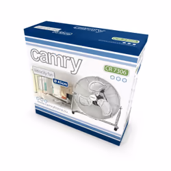 Camry Premium CR 7306 ventilateur Argent, Acier inoxydable